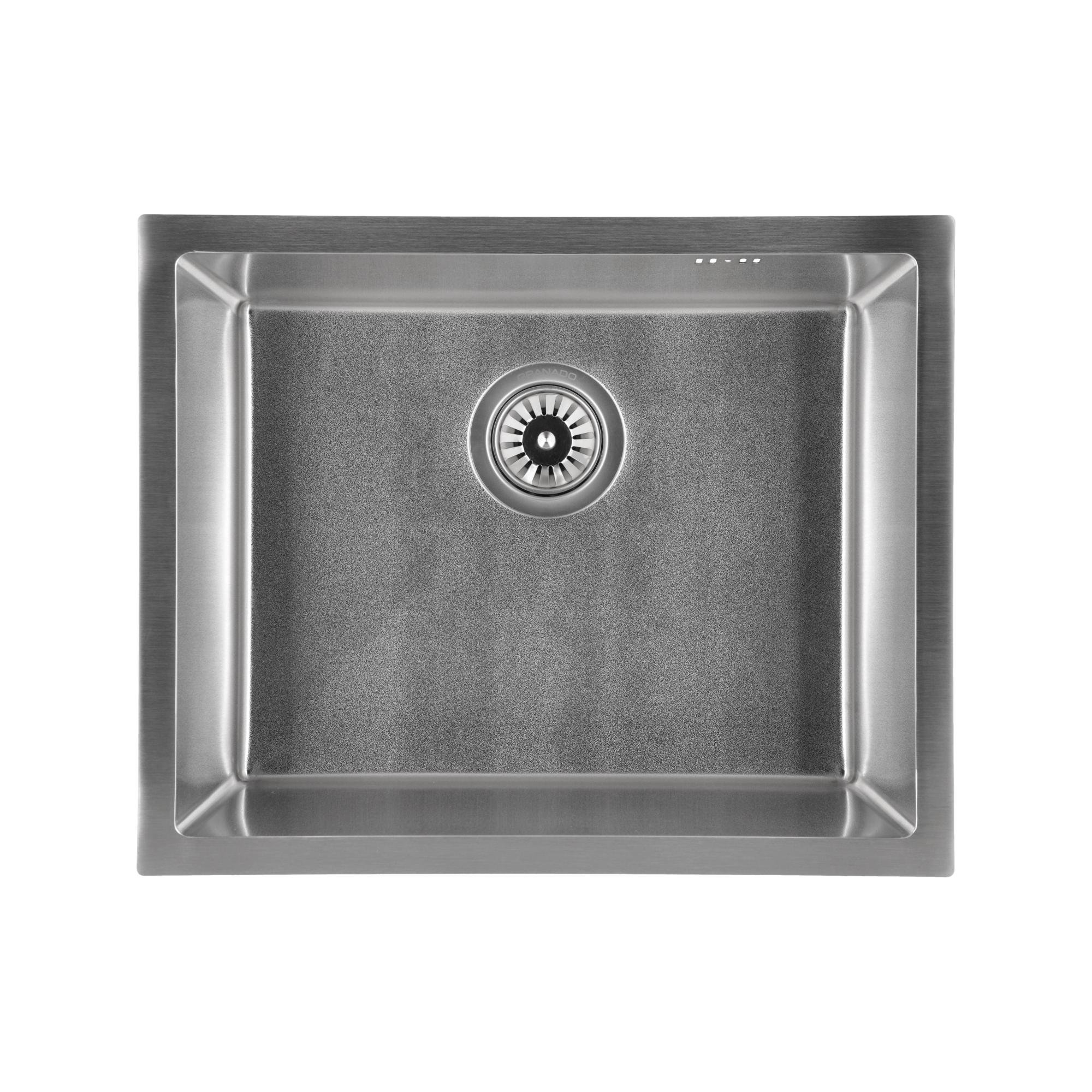 Мийка для кухні Granado Under top Max Steel S201 Textures 53х43х22 см