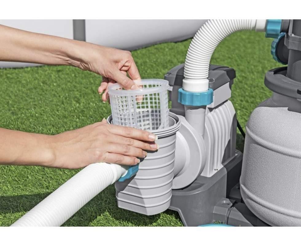 Фильтр-насос для бассейна Bestway 58497 песочный 5678 л/час (26604583) - фото 12
