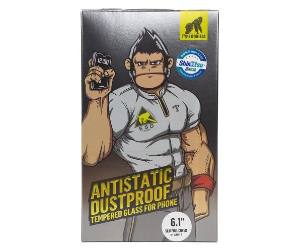 Защитное Стекло Type Gorilla 0.33мм 2,5D HD Anti-Static PTJ1 для Apple iPhone Xr / 11, Black Защитное Стекло Type Gorilla 0.33мм 2,5D HD Anti-Static PTJ1 для Apple iPhone Xr / 11, Black