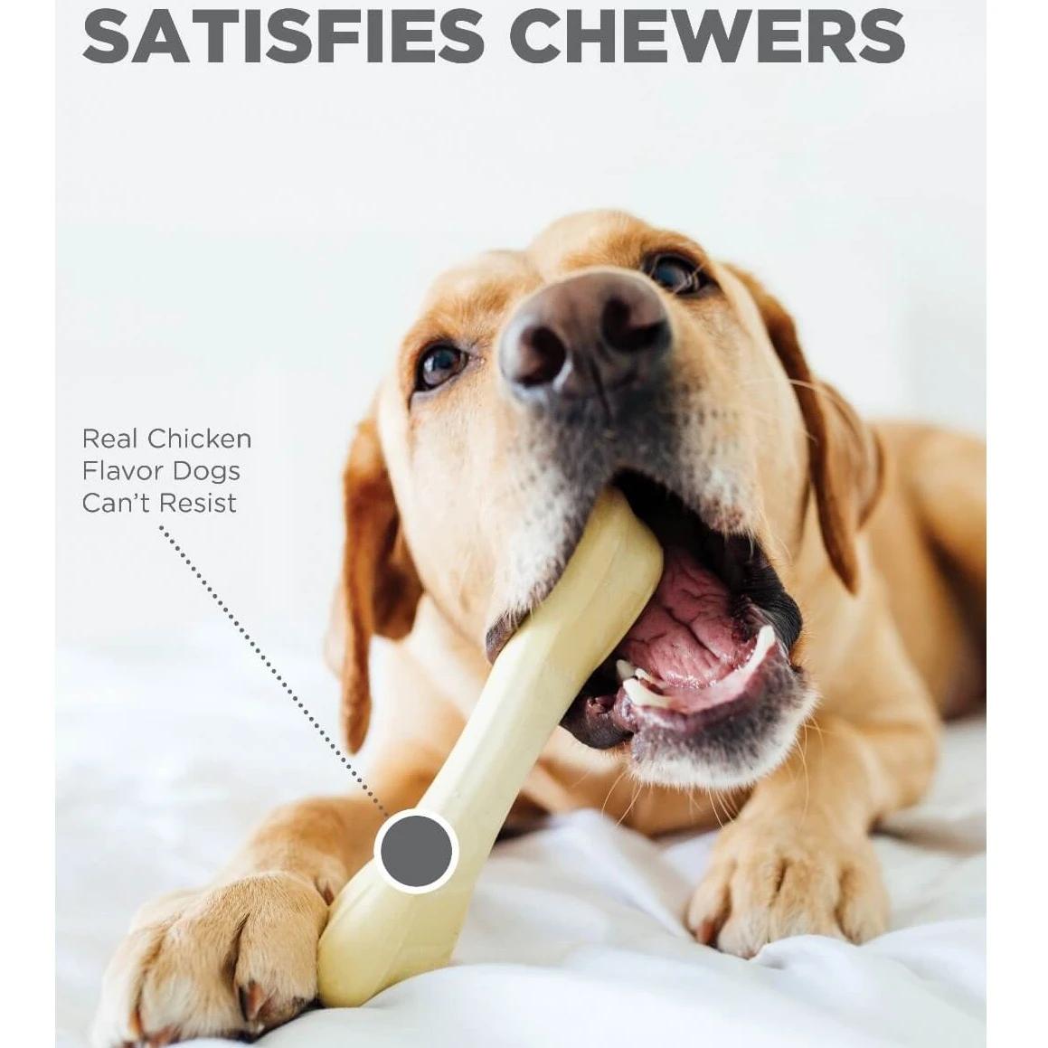 Игрушка для собак Petstages Chick A Bone 20,5 см (pt67342) - фото 2 Игрушка для собак Petstages Chick A Bone 20,5 см (pt67342) - фото 2