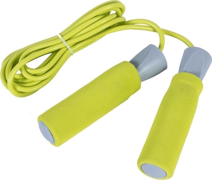 Скакалка LiveUp PVC FOAM HANDLE JUMP ROPE Желтый (LS3118)