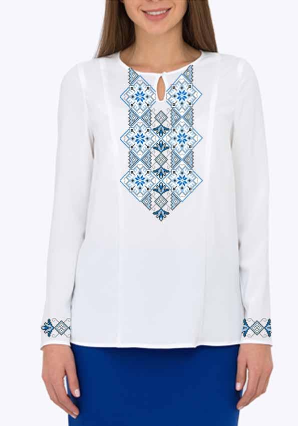 Заготовка для вышивки нитями или бисером рубашка СЖ-500 габардин