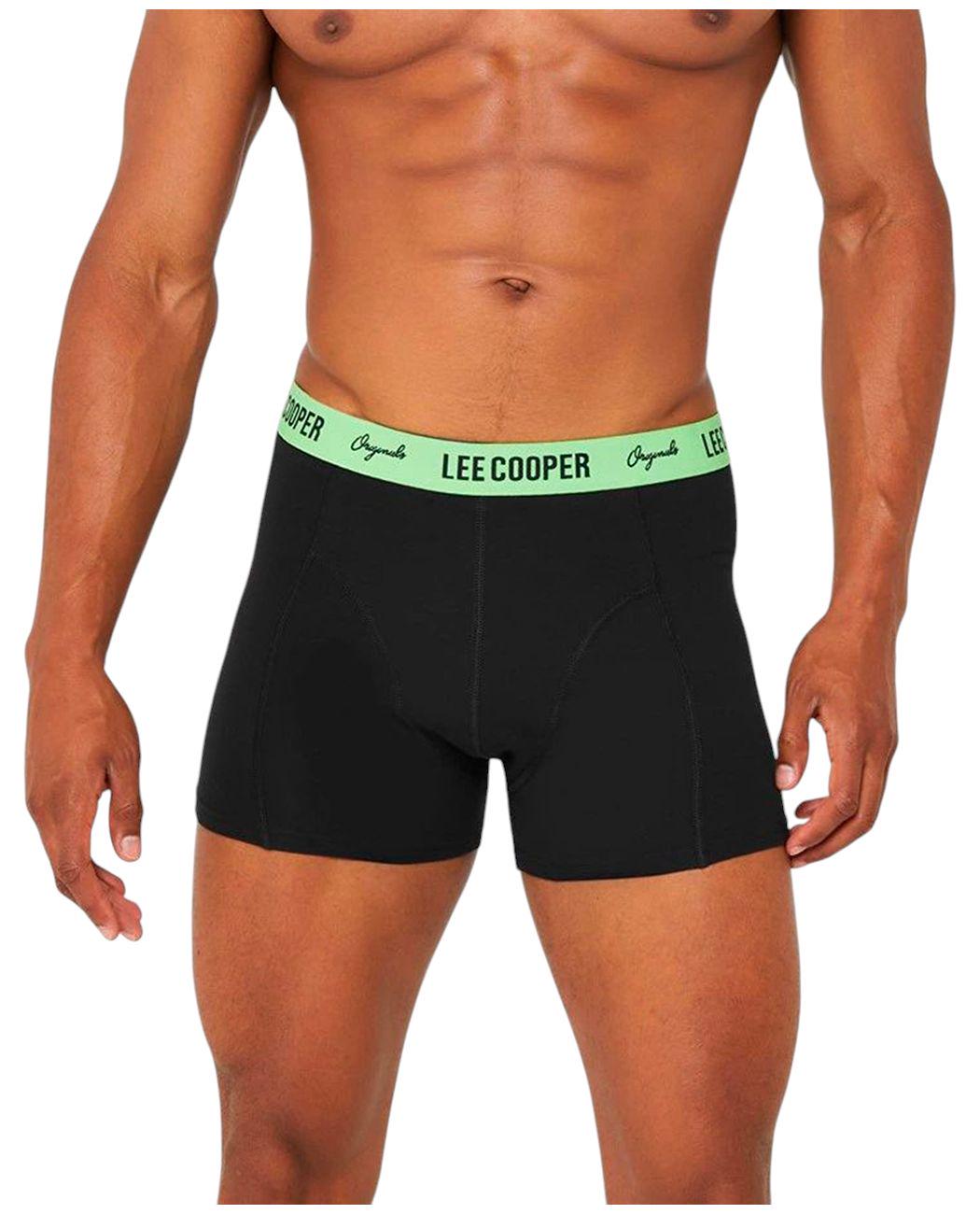 Трусы-боксеры мужские Lee Cooper 42261140LGREEN L Черный/Салатовый (4226114043016)