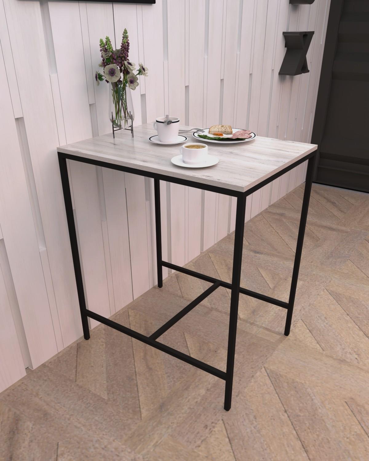 Стіл напівбарний EcoLoft Кафео DSP-1404-2 в стилі лофт Дуб Кортона (32362430)