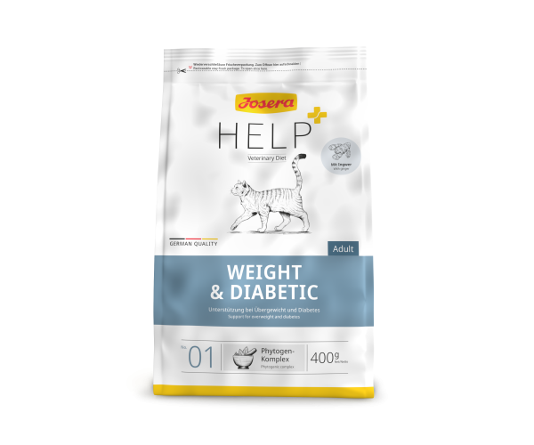 Корм сухой для взрослых котов Josera Help Veterinary Diet Weight Diabetic Cat диетический с домашней птицей для регулировки поступления глюкозы 400 г Корм сухой для взрослых котов Josera Help Veterinary Diet Weight Diabetic Cat диетический с домашней птицей для регулировки поступления глюкозы 400 г