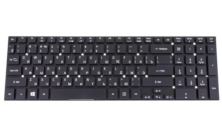 Клавиатура для ноутбука Acer Extensa EX2519 Черный (163043)