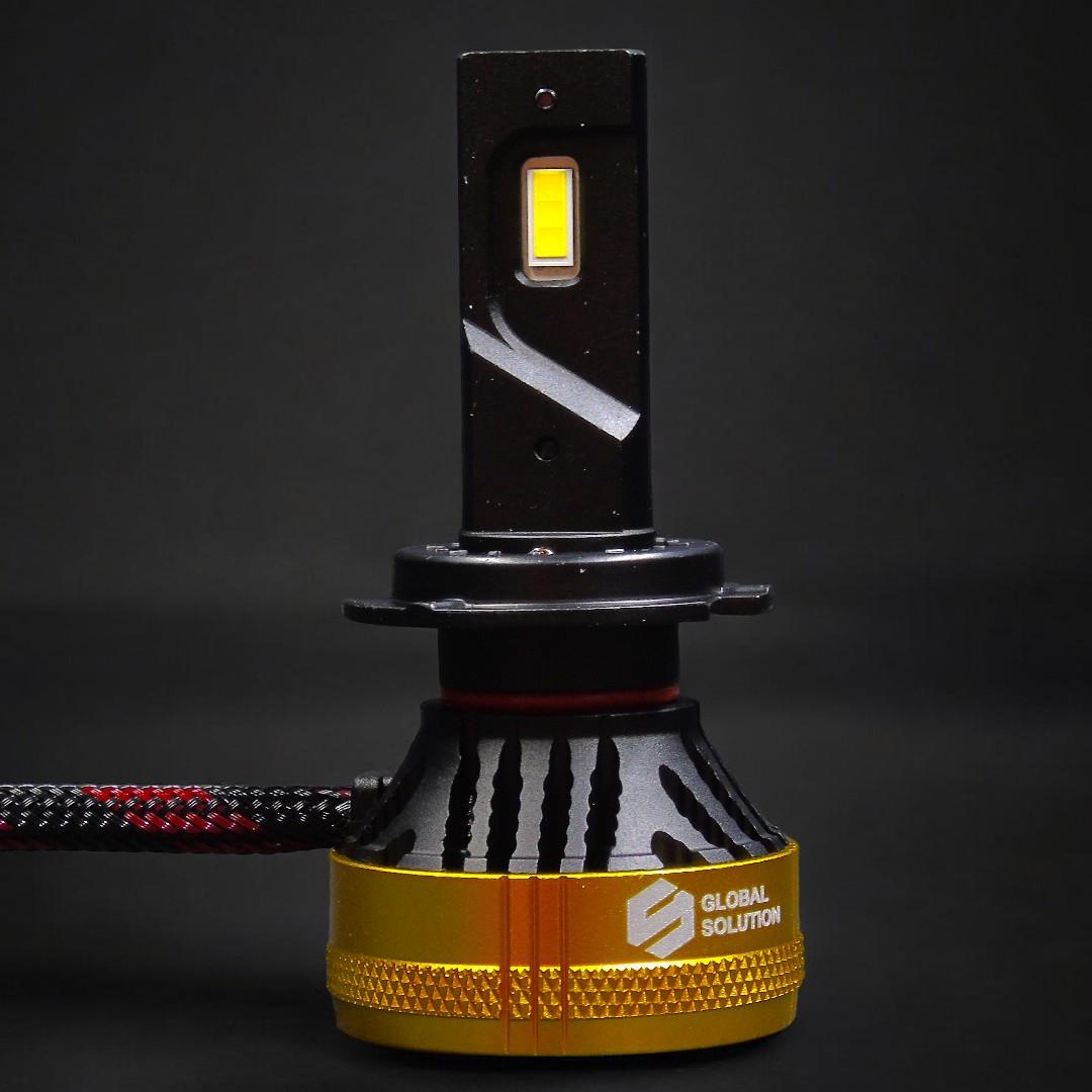 Автомобільна лампа світлодіодні Global Solution F5 H7 55W 12000LM 5000K (2268028360) - фото 3 Автомобільна лампа світлодіодні Global Solution F5 H7 55W 12000LM 5000K (2268028360) - фото 3