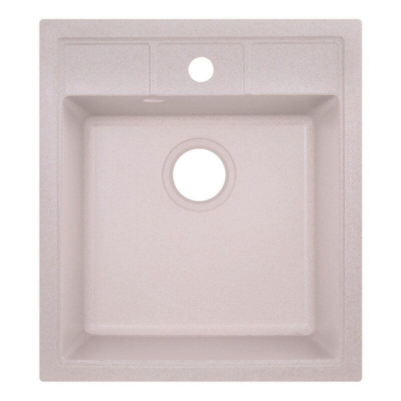 Мийка для кухні Lidz LIDZCOL06460515200 513x455 мм Бежевий (75347)