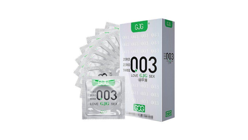 Презервативы GJG 003 ультратонкие со смазкой 10 шт. White (31110939)