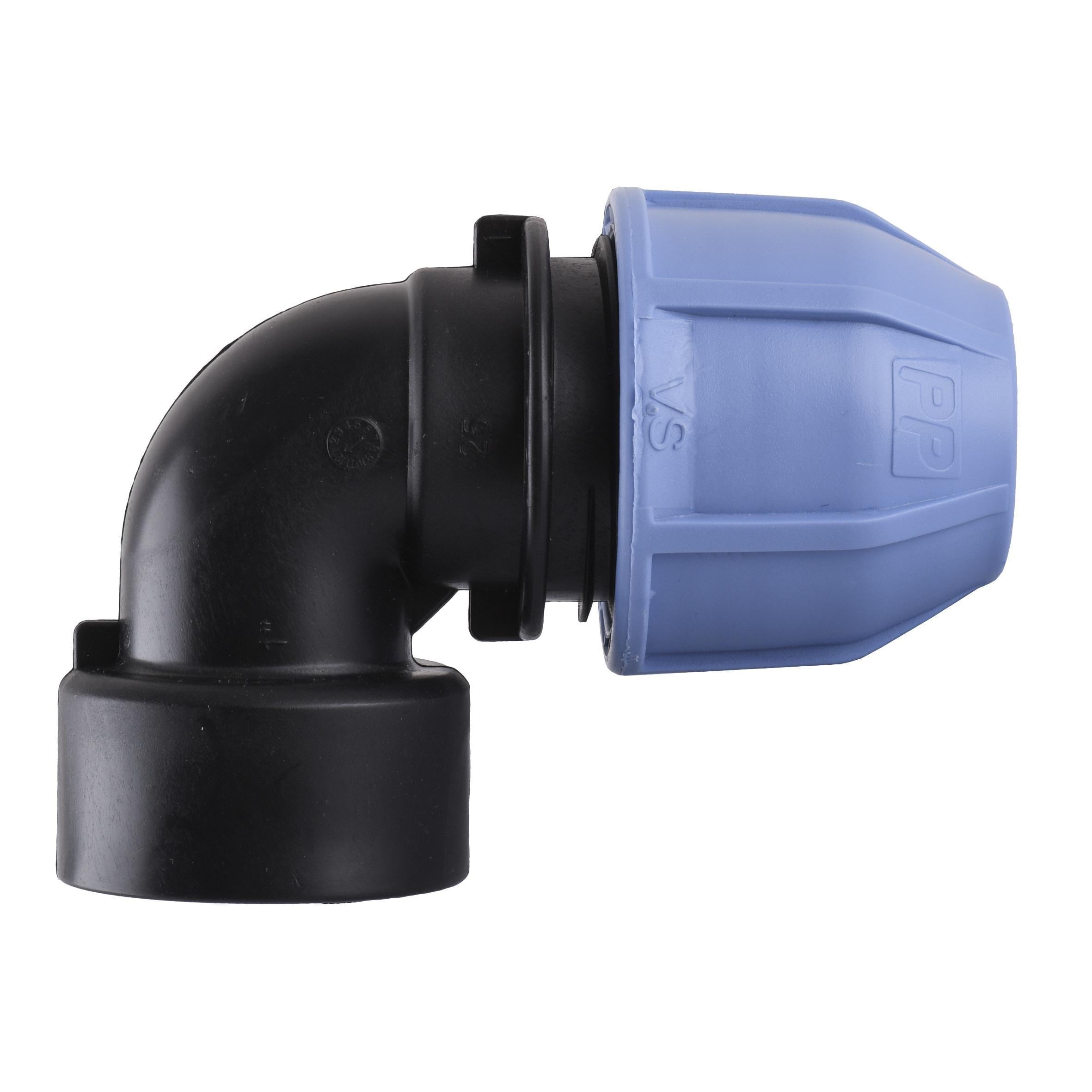 Колено ПНД Vsplast 25 мм x 1" ВР 4002 (000005443)