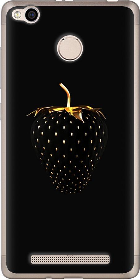 Чехол на Xiaomi Redmi 3x Черная клубника (3585u-441-42517)