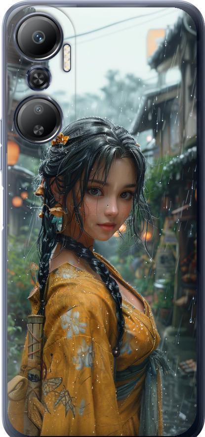 Чехол на Infinix Hot 20 Anime-girl (6133u-2966-42517)