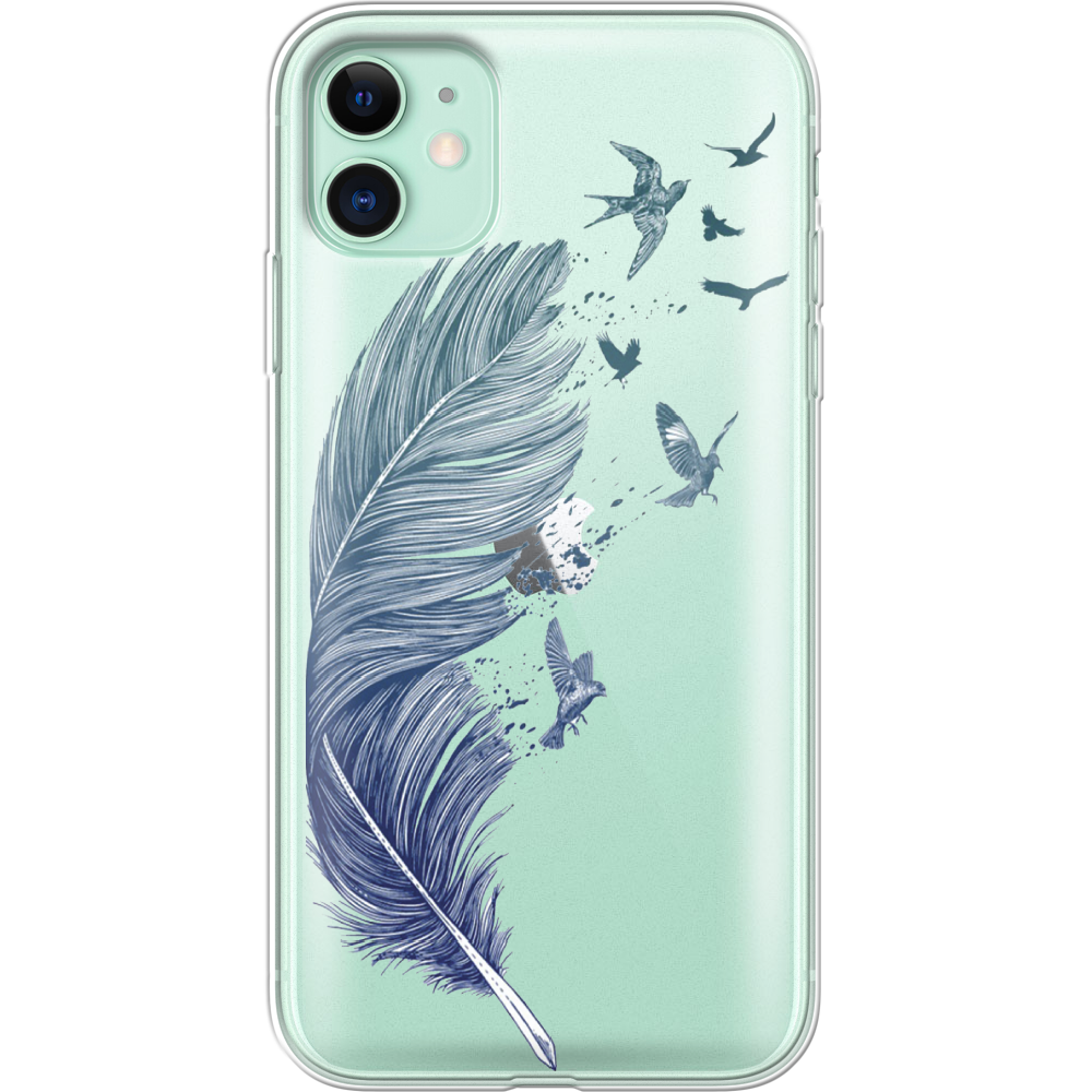 Чехол Boxface iPhone 12 mini Feather Прозрачный силикон (41084-cc38-41084)