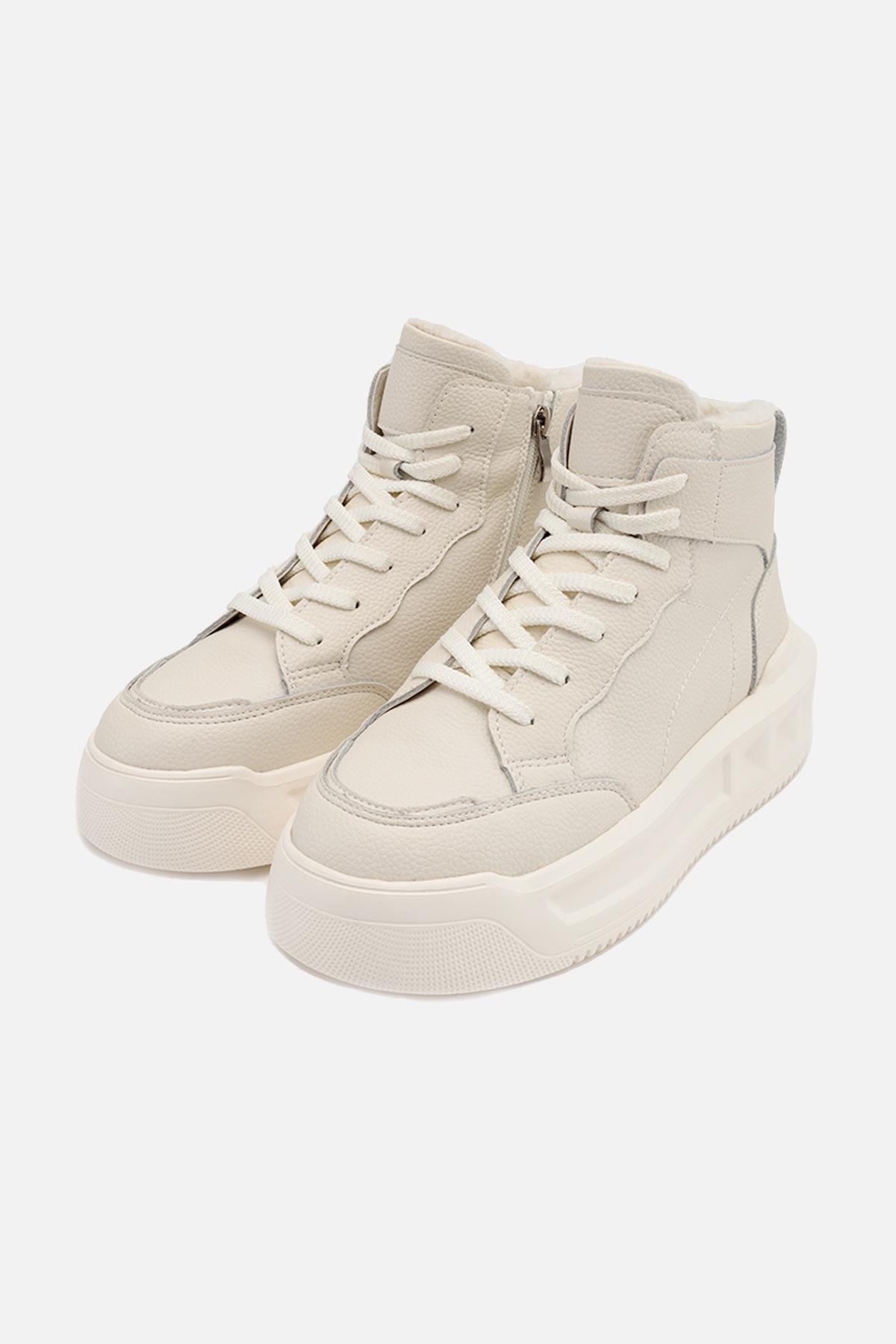 Кеди жіночі ЦБ-00248349 р. 38 Молочний (SKT000989117) - фото 3 Кеди жіночі ЦБ-00248349 р. 38 Молочний (SKT000989117) - фото 3