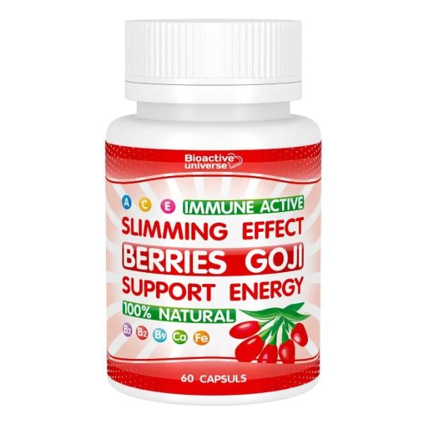Антиоксидант Bioactive Universe Berries Goji Support Energy 60 капс. (000026492)