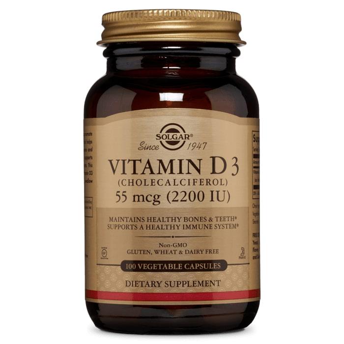 ᐉ Витамин D3 Solgar Vitamin D3 2200 IU 100 soft
