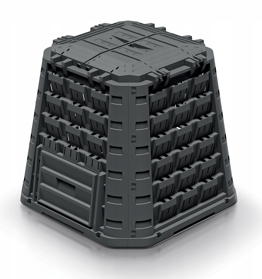 Компостер садовый Prosperplast Evogreen Vario 450 л Черный IKEV450C-S411 (38414310)
