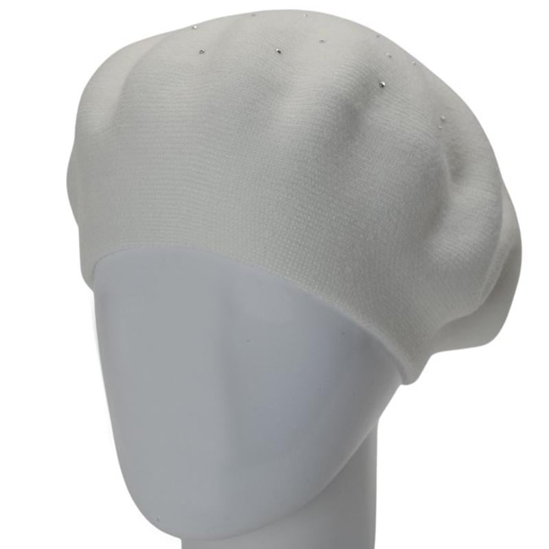 Берет женский двойной Lirus ФАЕР универсальный Белый (285977)