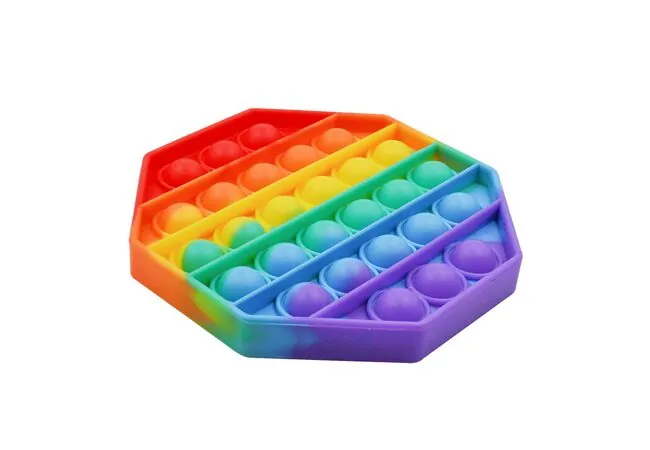Pop it восьмиугольник UFT 8 Rainbow - фото 3