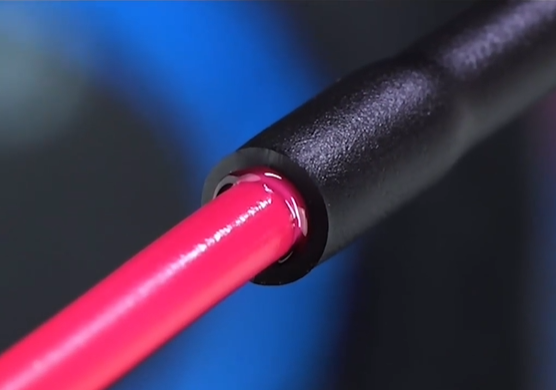 Термоусадка для проволоки с клеем d 37/12 мм 1 м Черный (2372679414) - фото 4