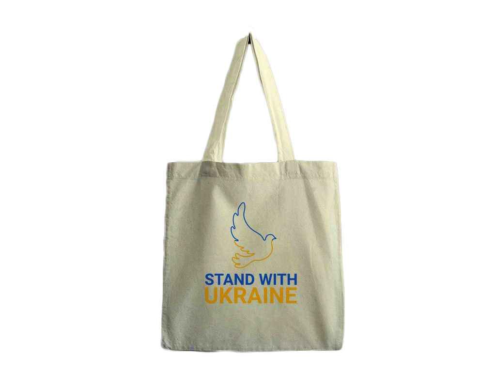 Сумка-шопер Кварта Быть с Украиной габардин 35x40 см Бежевый (1062237) Сумка-шопер Кварта Быть с Украиной габардин 35x40 см Бежевый (1062237)