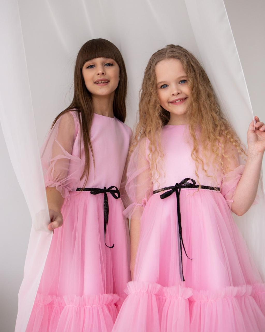 Платье праздничное для девочки 140 см Розовый (2228297068) - фото 3 Платье праздничное для девочки 140 см Розовый (2228297068) - фото 3