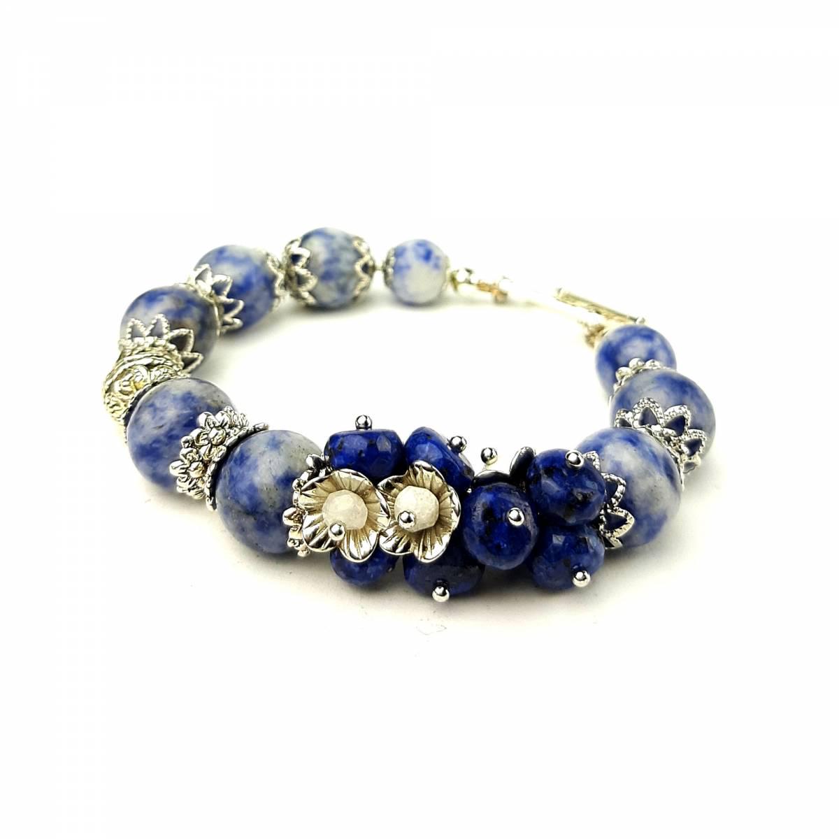 Браслет DARSANA Мудрість з натурального каменю лазурит/содаліт (DRSU120)