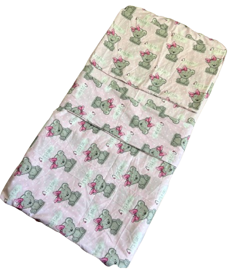 Комплект постельного белья детское 3в1 наволочка/пододеяло/простыни на резинке (1565)