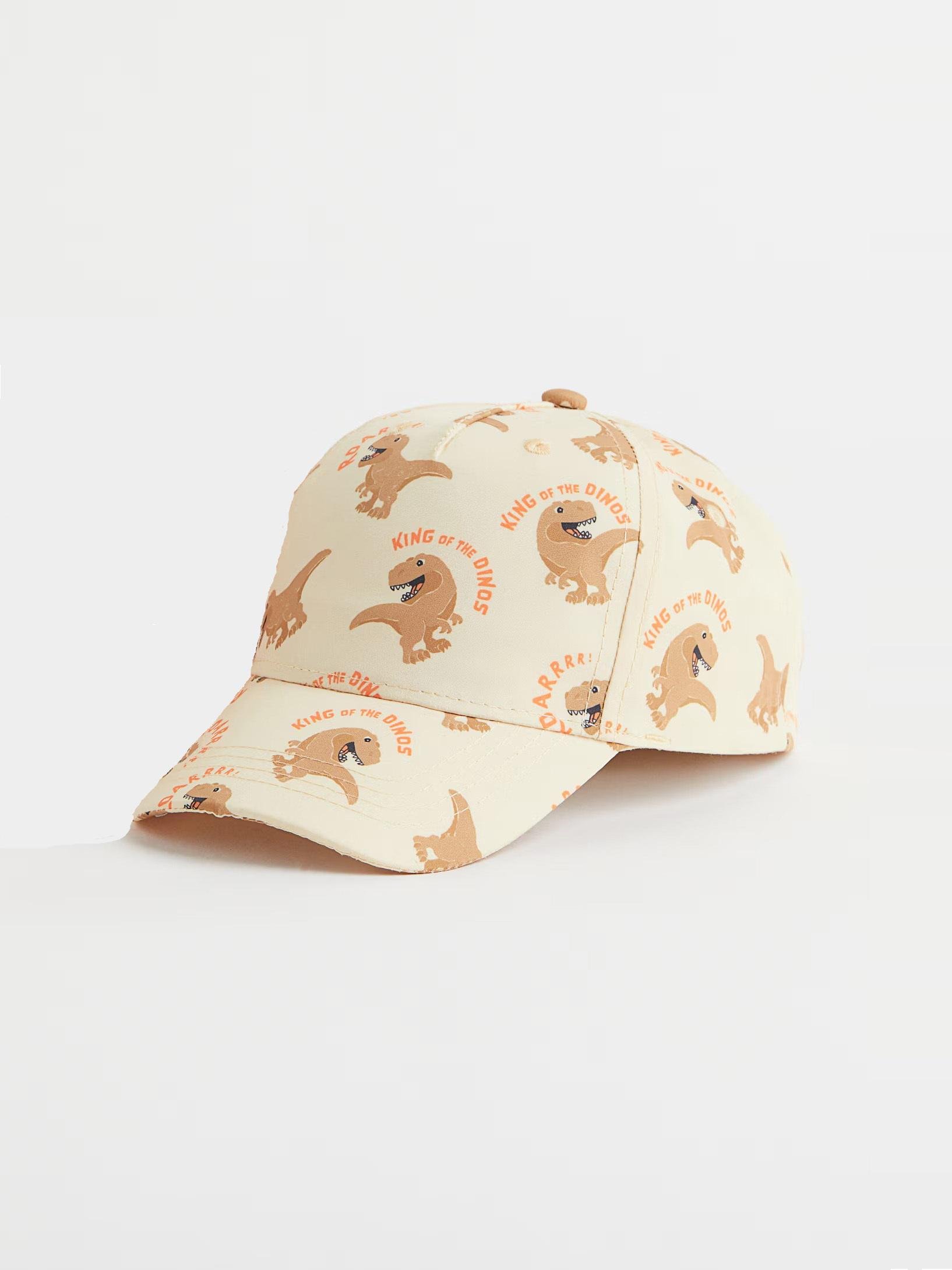 Кепка H&M р. 53-54 128-146 см Бежево-коричневий (X16101057492)