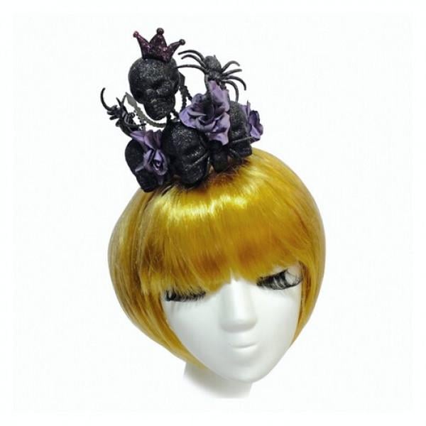 Декор на Хэллоуин Seta Коронка Принцесса черепов (17-836BLK-VT)