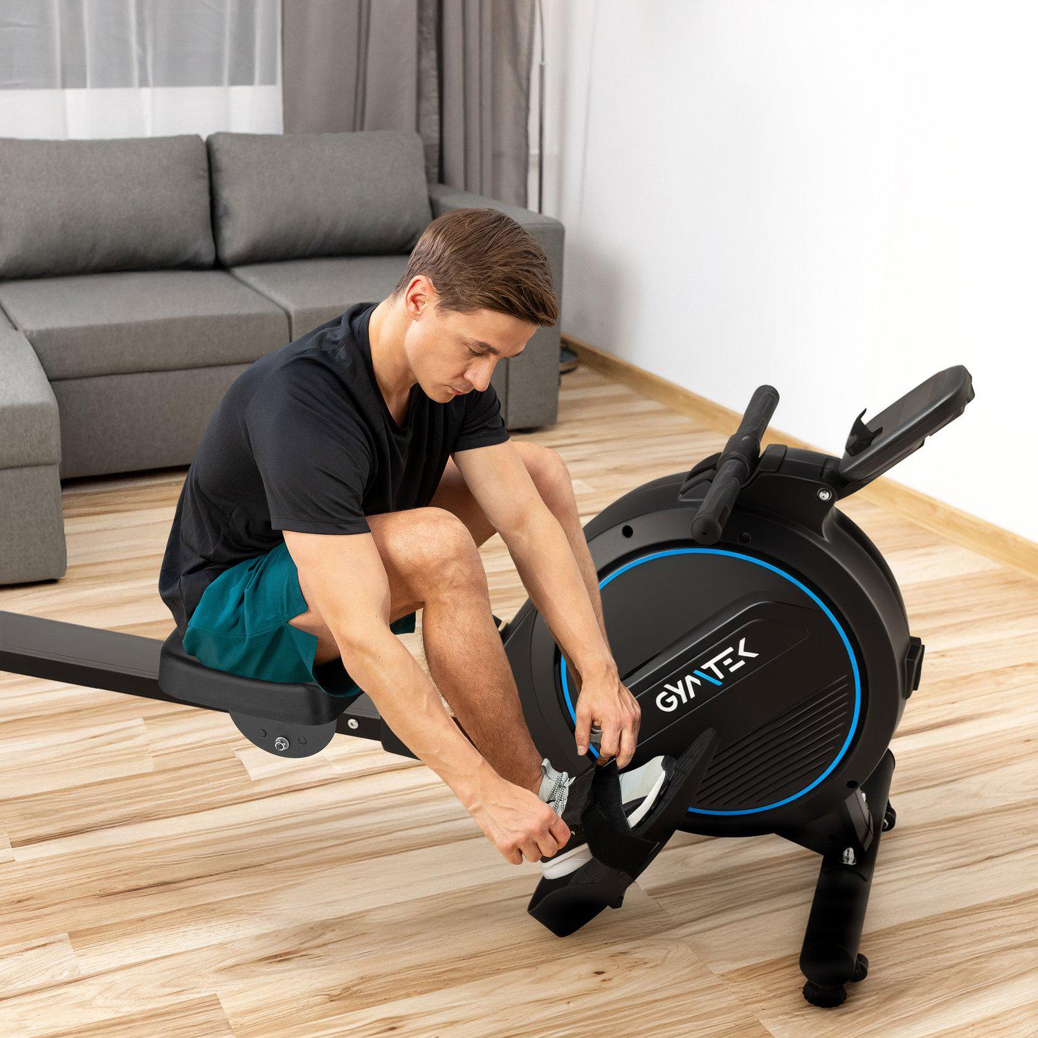 Гребний тренажер Gymtek XR800 магнітний Синій (30477386) - фото 4 Гребний тренажер Gymtek XR800 магнітний Синій (30477386) - фото 4