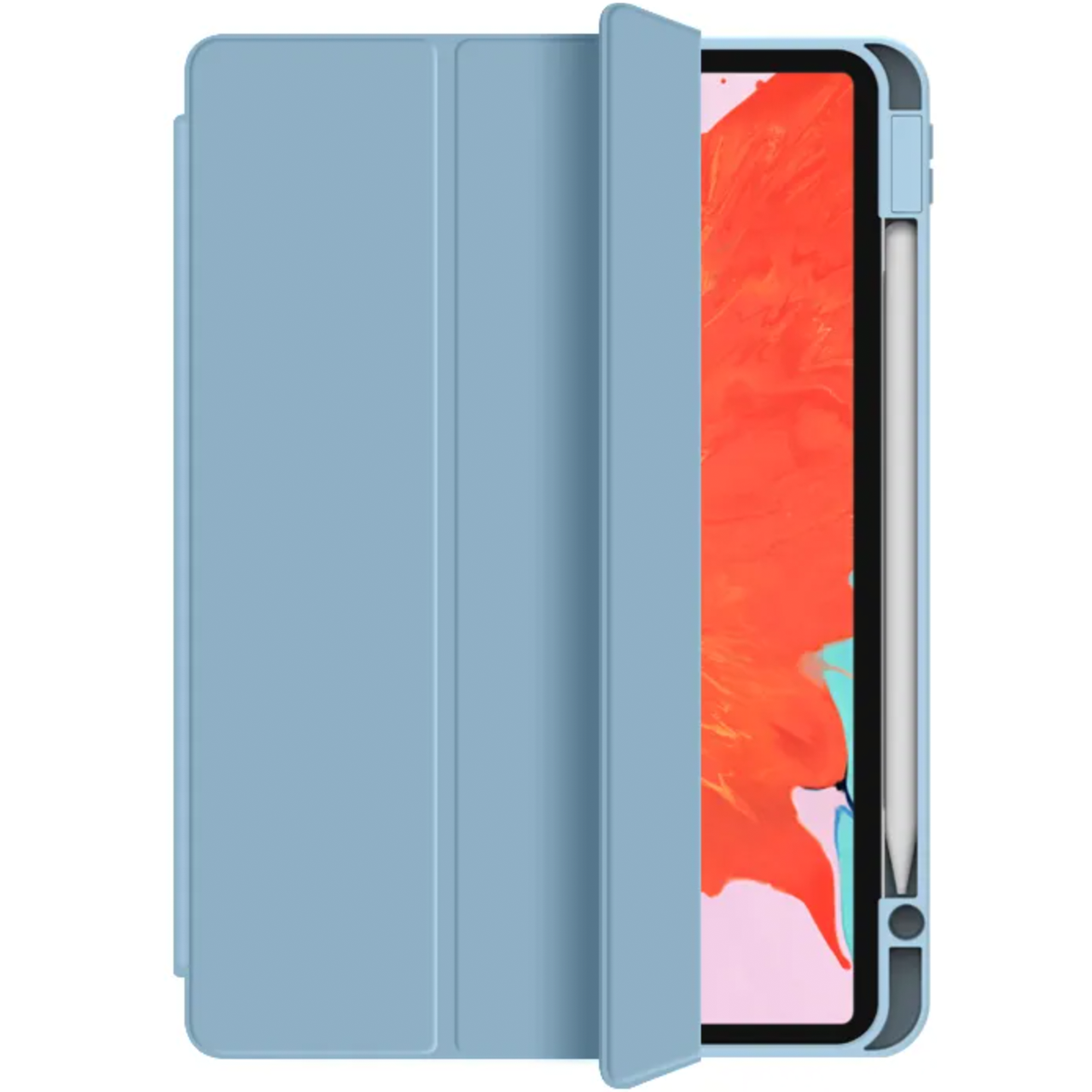 Чехол-книжка Wiwu Skin Feeling Protective Case for iPad Pro 12,9 5th Gen 2021 M1 6th Gen 2022 M2 Light Blue - фото 2