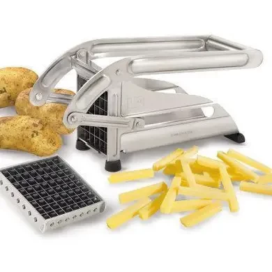 Овощерезка ручная металлическая Potato Chipper UN12-15 для нарезки картофеля фри (ws23652) - фото 3