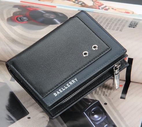 Кошелек мужской Baellerry складной Черный (A_10507) Кошелек мужской Baellerry складной Черный (A_10507)