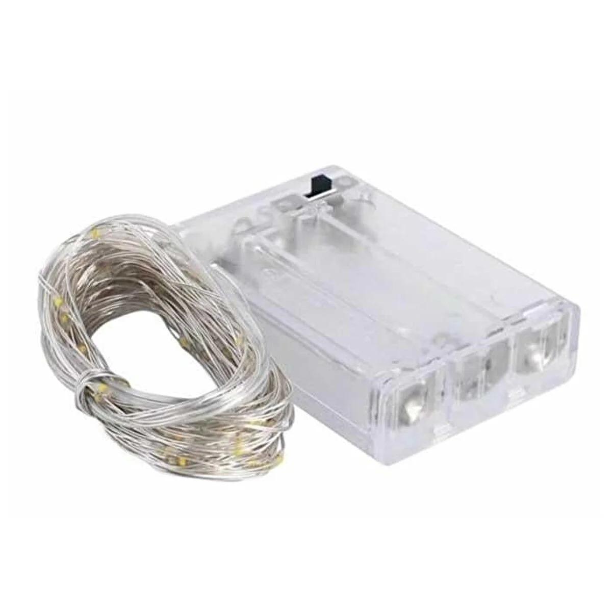 Гірлянда-дріт Роса RGB 10 м 100 лампочок від батарейок (407096) - фото 5 Гірлянда-дріт Роса RGB 10 м 100 лампочок від батарейок (407096) - фото 5