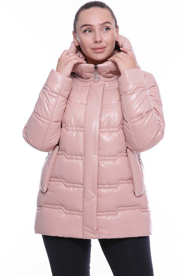 Пуховик жіночий Rolana Мішель р. 46 Пудровий (106-12-46) - фото 2 Пуховик жіночий Rolana Мішель р. 46 Пудровий (106-12-46) - фото 2