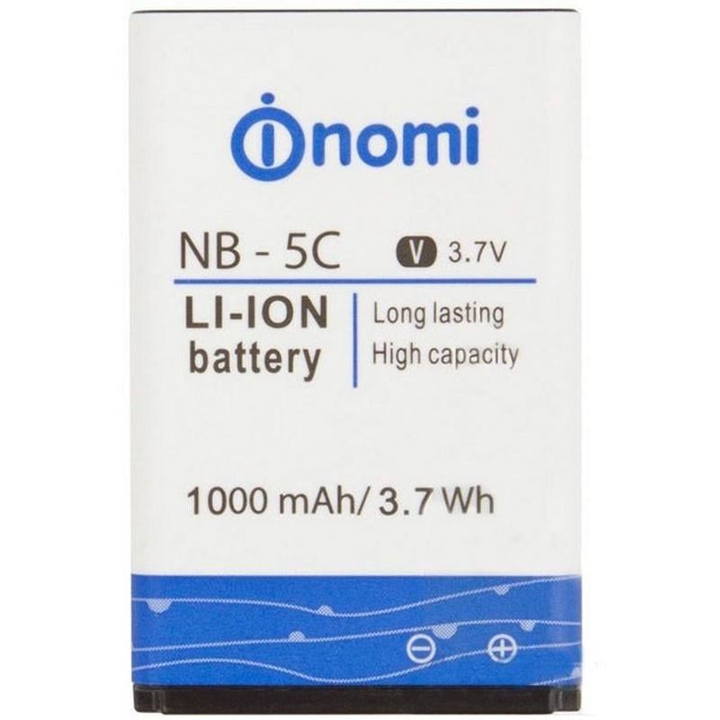 Аккумулятор для Nomi NB-5C/NB-177 1000 mAh