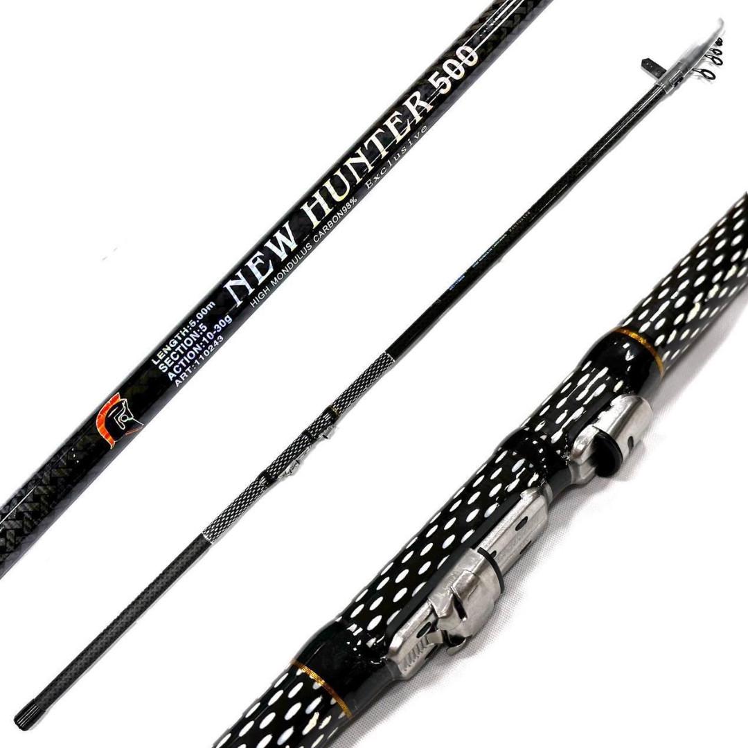 Удилище болонское NEW HUNTER GL5870 7 м с вставками SIC Черный - фото 4 Удилище болонское NEW HUNTER GL5870 7 м с вставками SIC Черный - фото 4