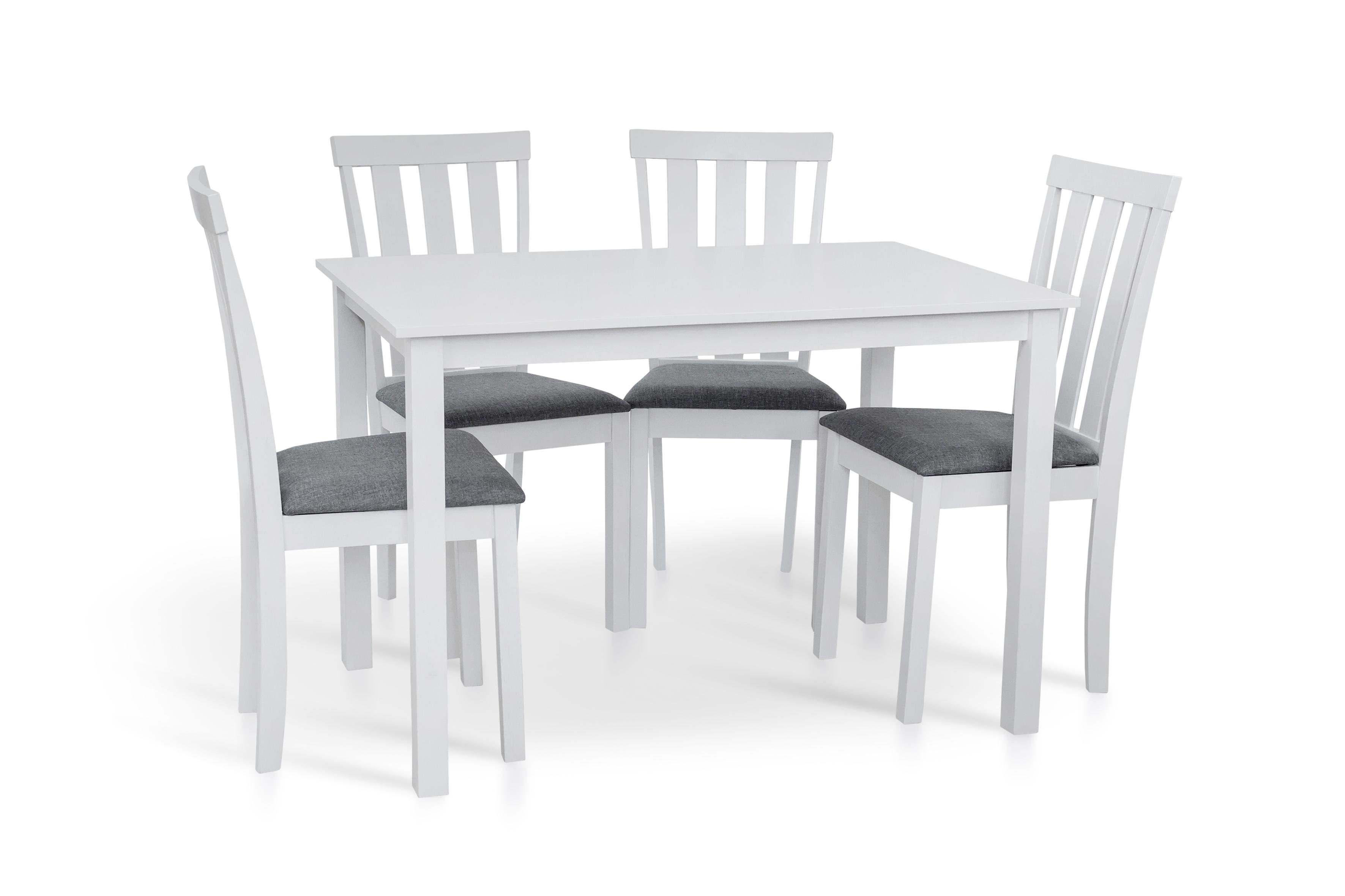 Комплект кухонный EUGENE стол 4 стулья Белый - фото 9 Комплект кухонный EUGENE стол 4 стулья Белый - фото 9