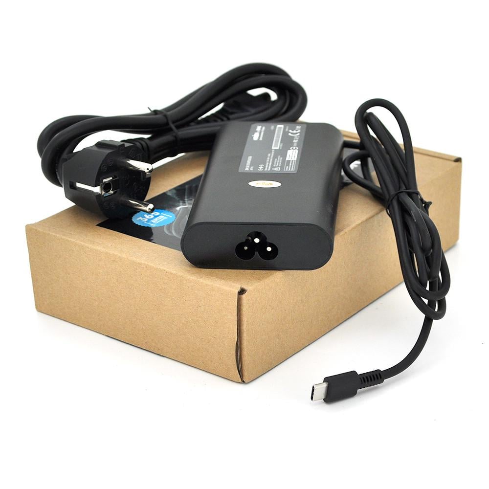 Блок питания Merlion LDL90 для ноутбука Dell 20V4,5A V3A/9V3A/5V3A 90 Вт штекер TYPE-С с кабелем питания (DR012443)