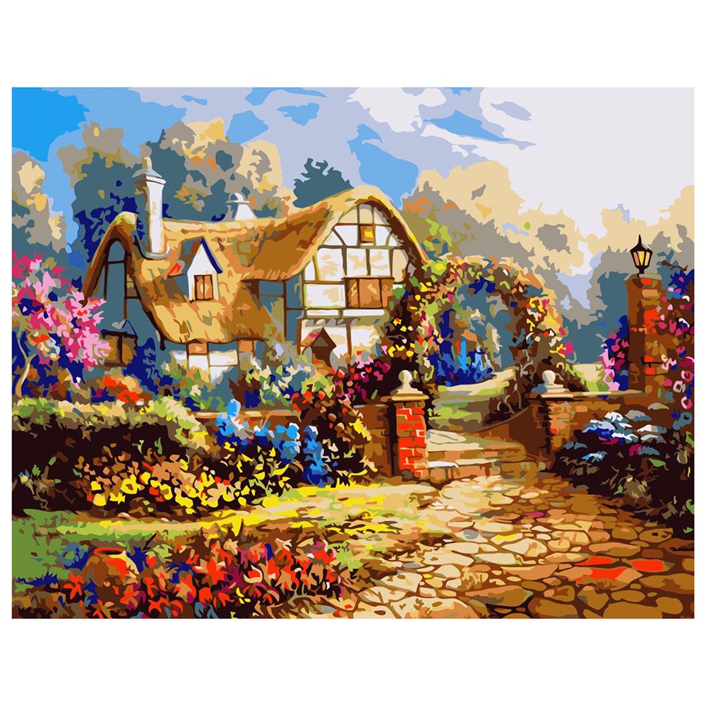 Картина по номерам Strateg Французский прованс 40x50 см (VA-0203)