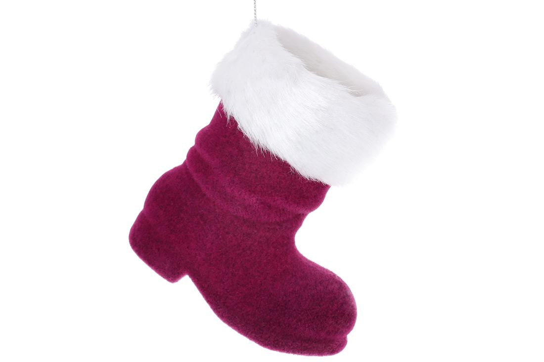 Елочное украшение Сапожок BonaDi (113-827)