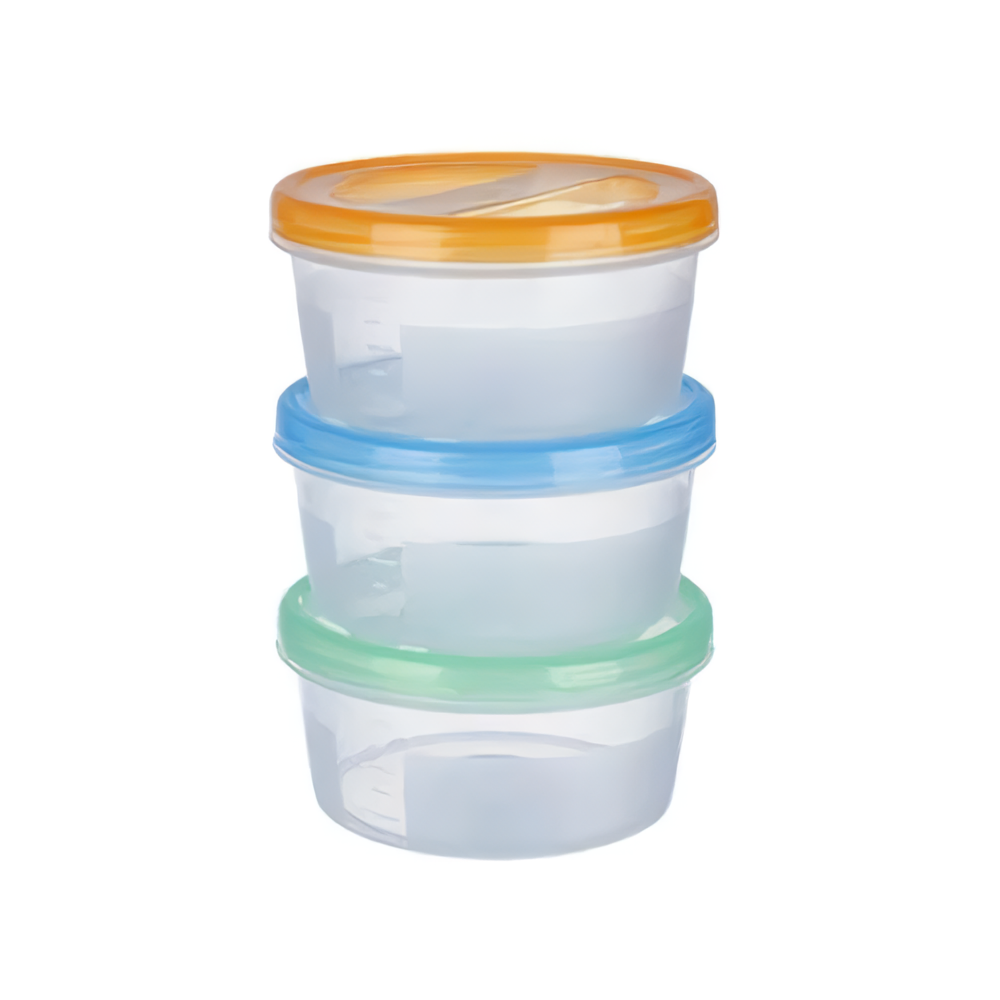 Набор пищевых контейнеров Stenson PT-83115 пластиковый 0,7 л 3 шт. (568380)