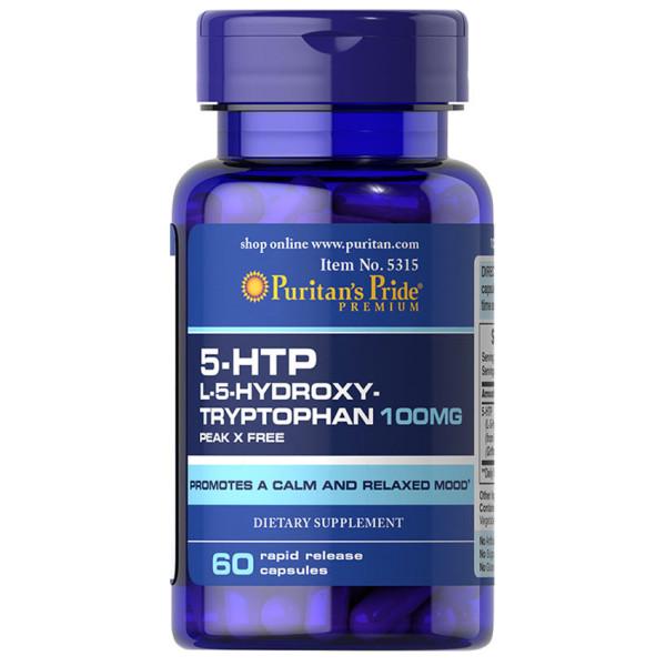 Гидрокситриптофан 5 Puritan's Pride 5-HTP 100 mg 60 капс.