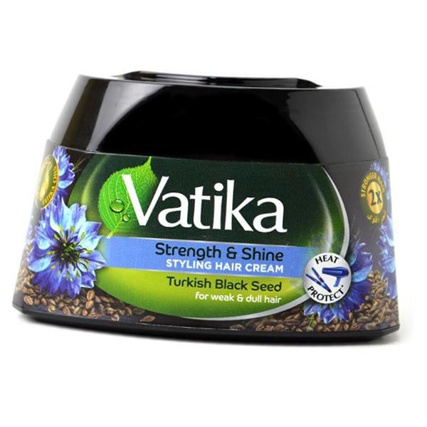 Крем для волос Dabur Vatika Strength and Shine Styling Hair Cream с черным тмином 140 мл (43634053)