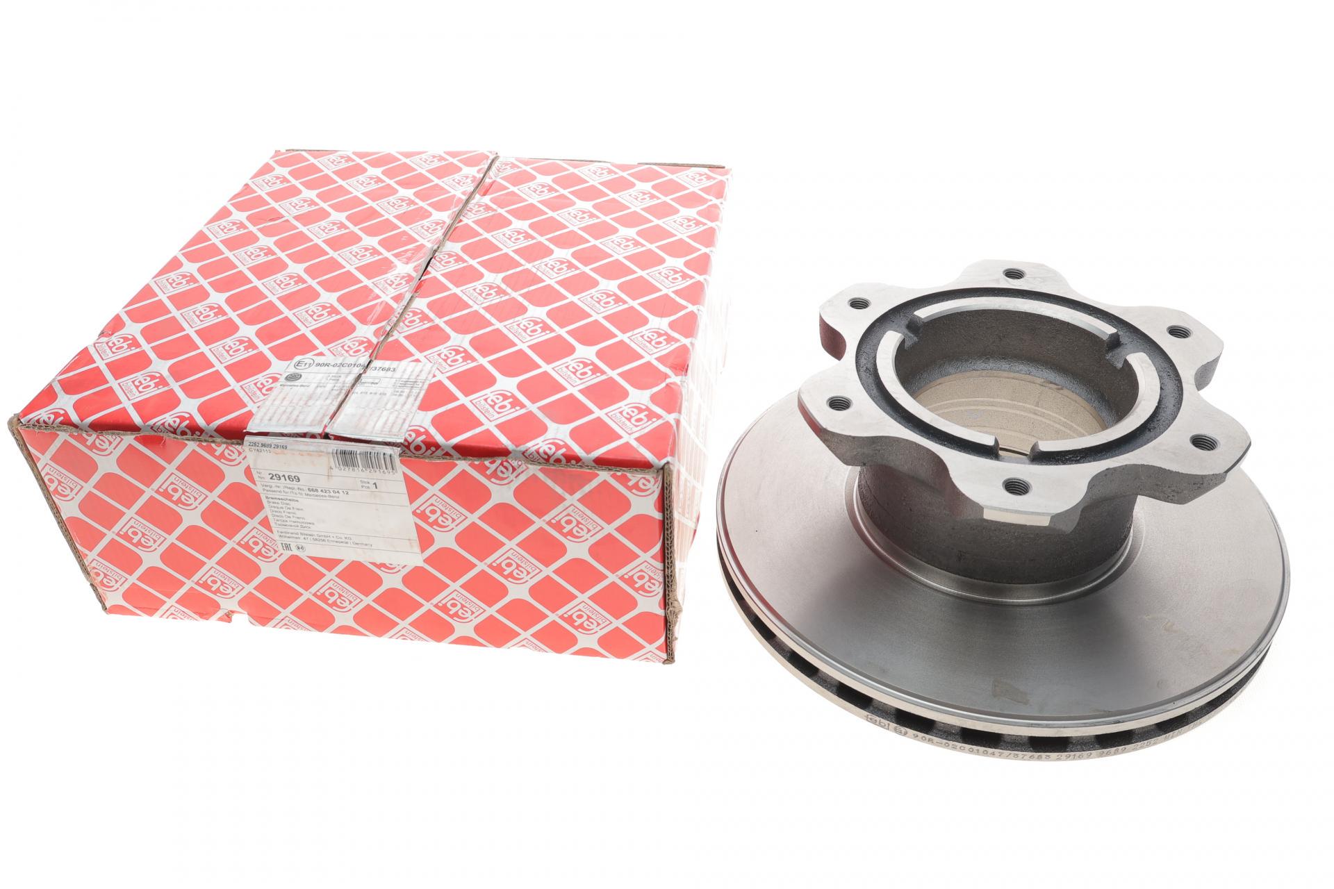 Диск тормозной задний FEBI BILSTEIN для Mercedes Vario 612 +ABS 304х30 мм (29169)