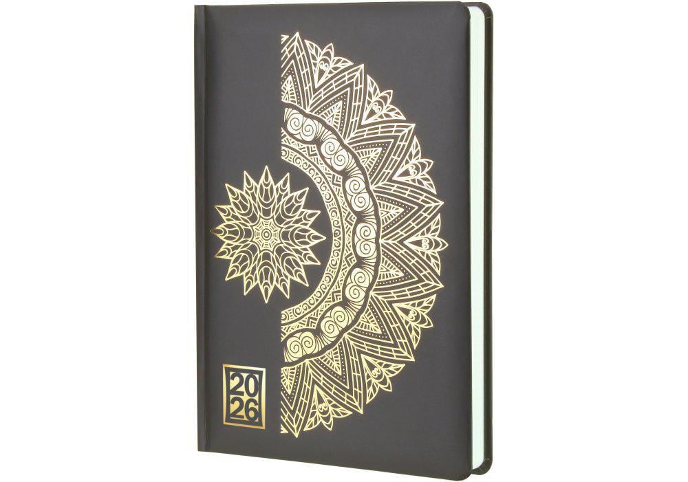 Дневник датированный 2026 Optima Color A5 352 стр. принт (O26136)