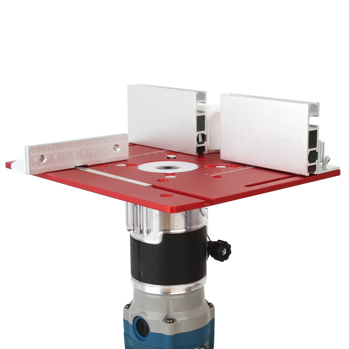 Пластина алюминиевая для крепления фрезера в стол 85х85 мм (2077340661) - фото 4