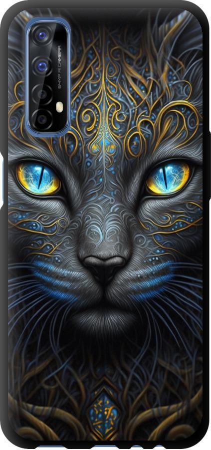 Чехол на Realme 7 Кошка (5548b-2081-42517)