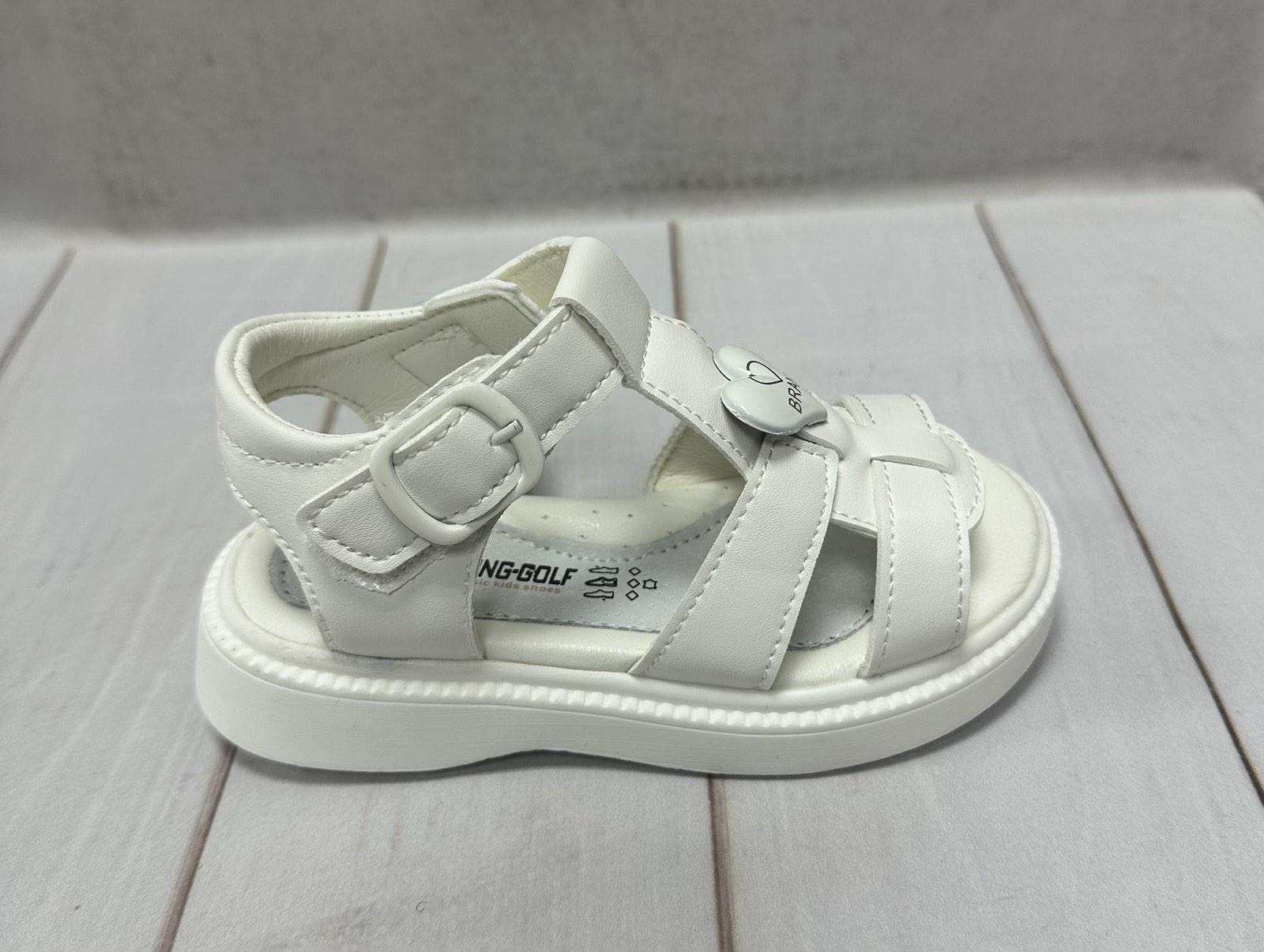 Босоніжки Jong Golf для дівчинки р. 29 18,5 см Білий